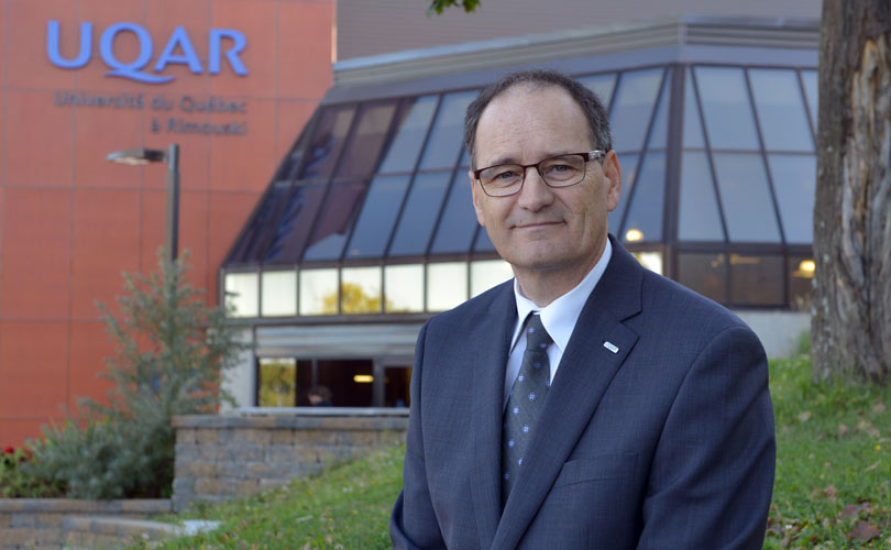 Le recteur Jean-Pierre Ouellet quittera la direction de l’Université du Québec à Rimouski à la fin de l’année 2020. (Photo : Sébastien Raboin)