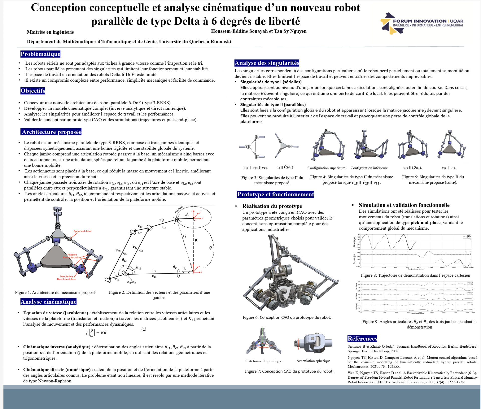 Conception et analyse d’un robot Delta parallèle à 6 DDL