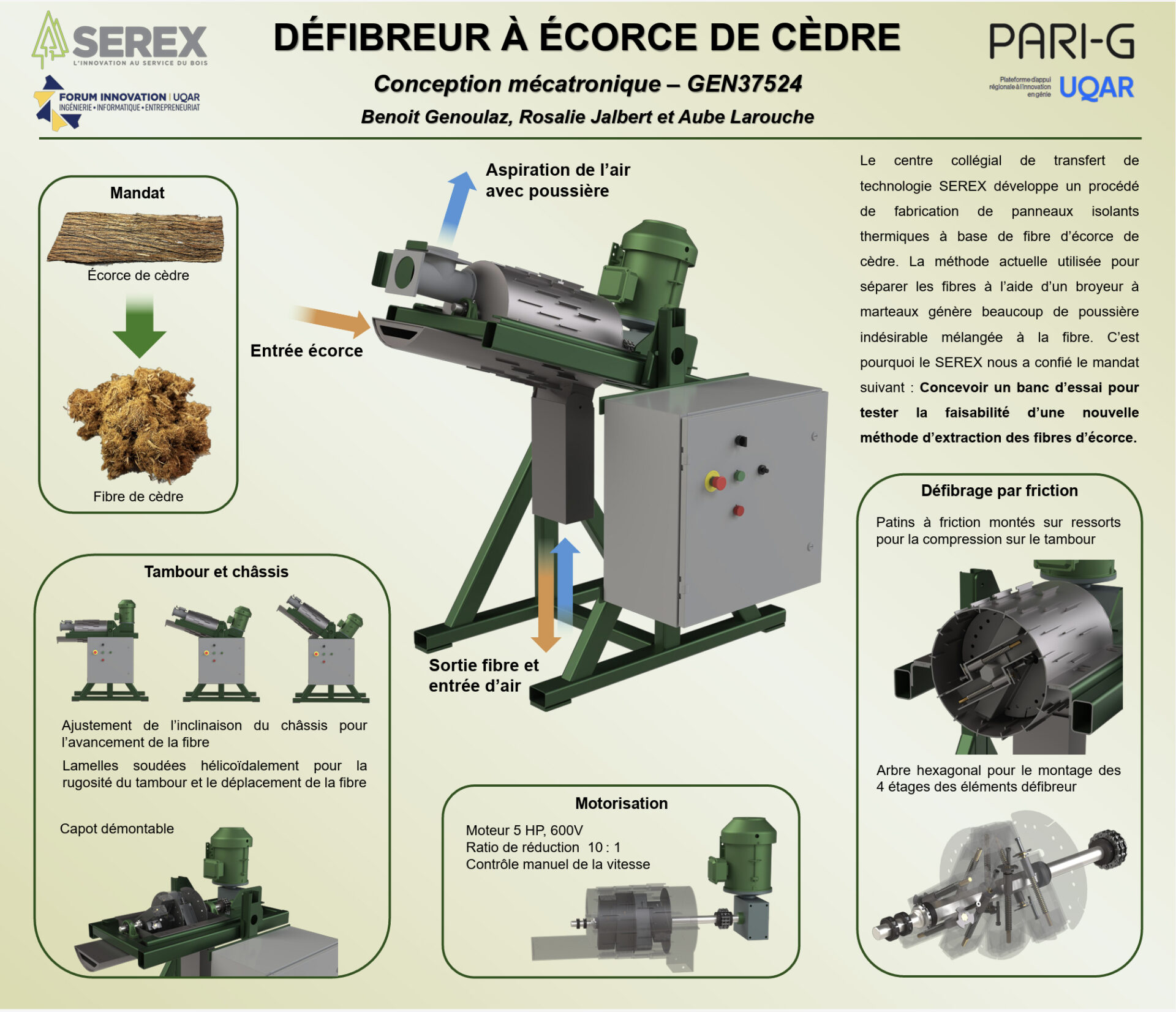 Défibreur à écorce