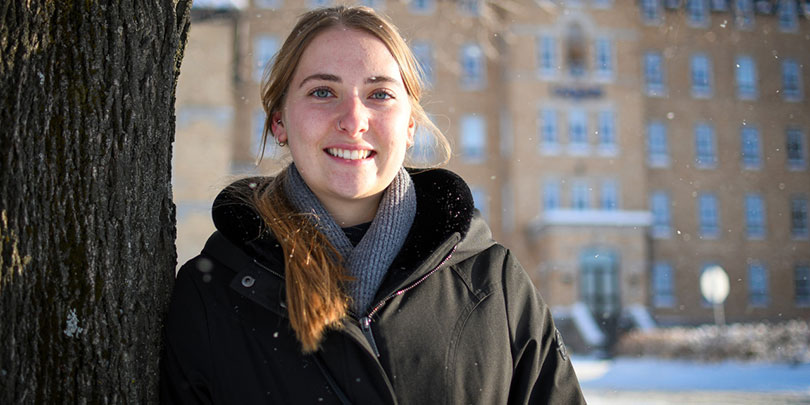 Samantha Van Geel, étudiante à la maîtrise en éducation, campus de Rimouski