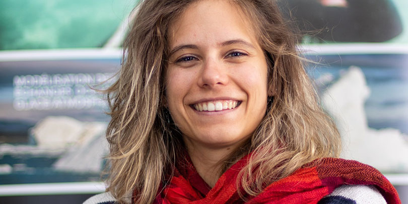 Gwenaëlle Gremion, étudiante au doctorat en océanographie à l’UQAR-ISMER au campus de Rimouski