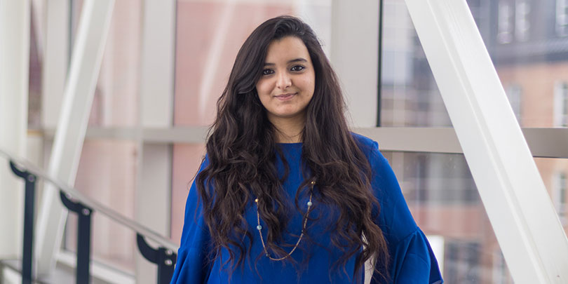 Sara Chetioui, étudiante au baccalauréat en sciences comptables, à l’UQAR, campus de Rimouski